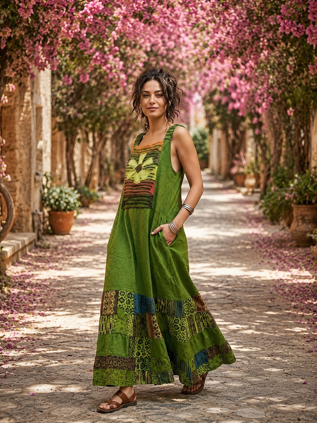 Hint Patchwork Solopet Elbise