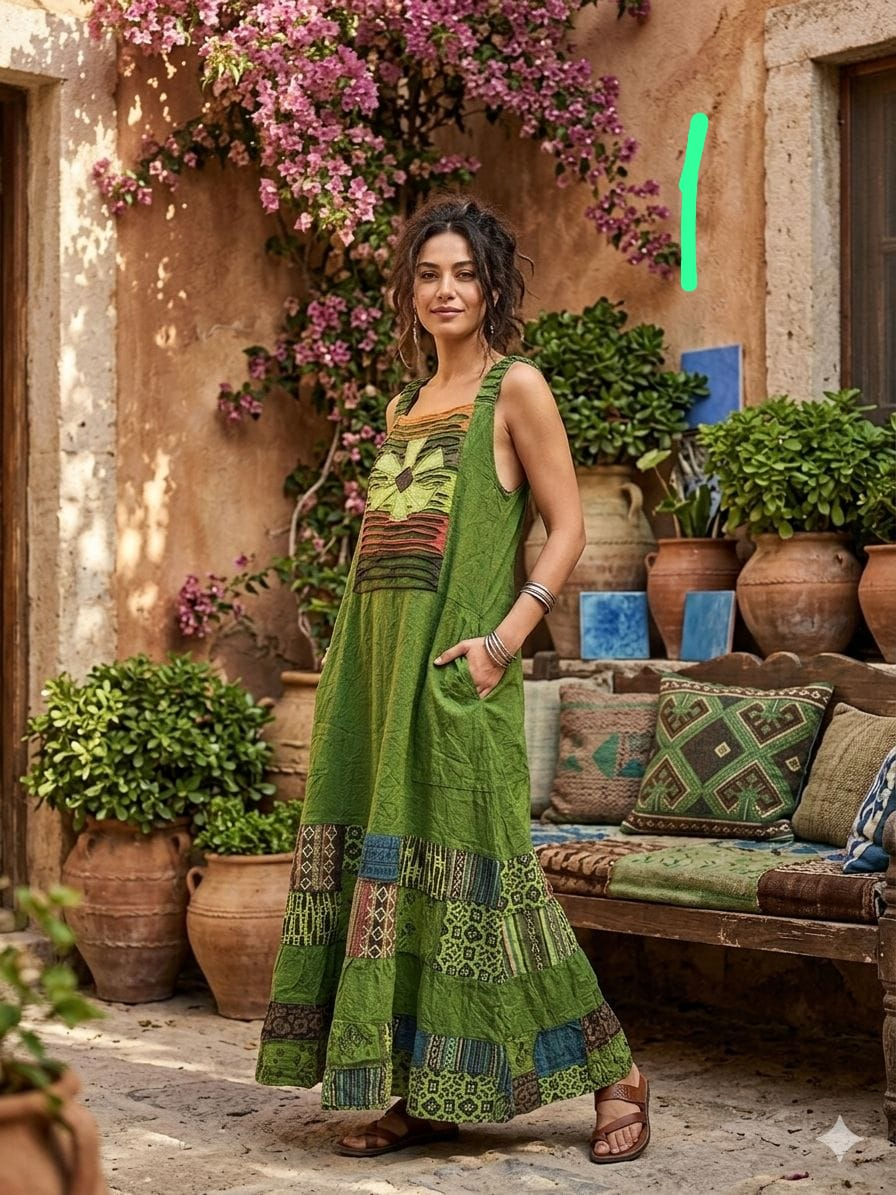Hint Patchwork Solopet Elbise