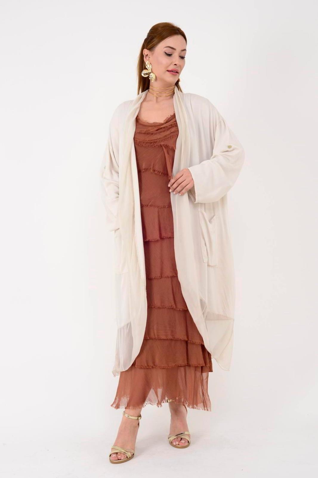 Itayan Ipek Detaylı Kaftan