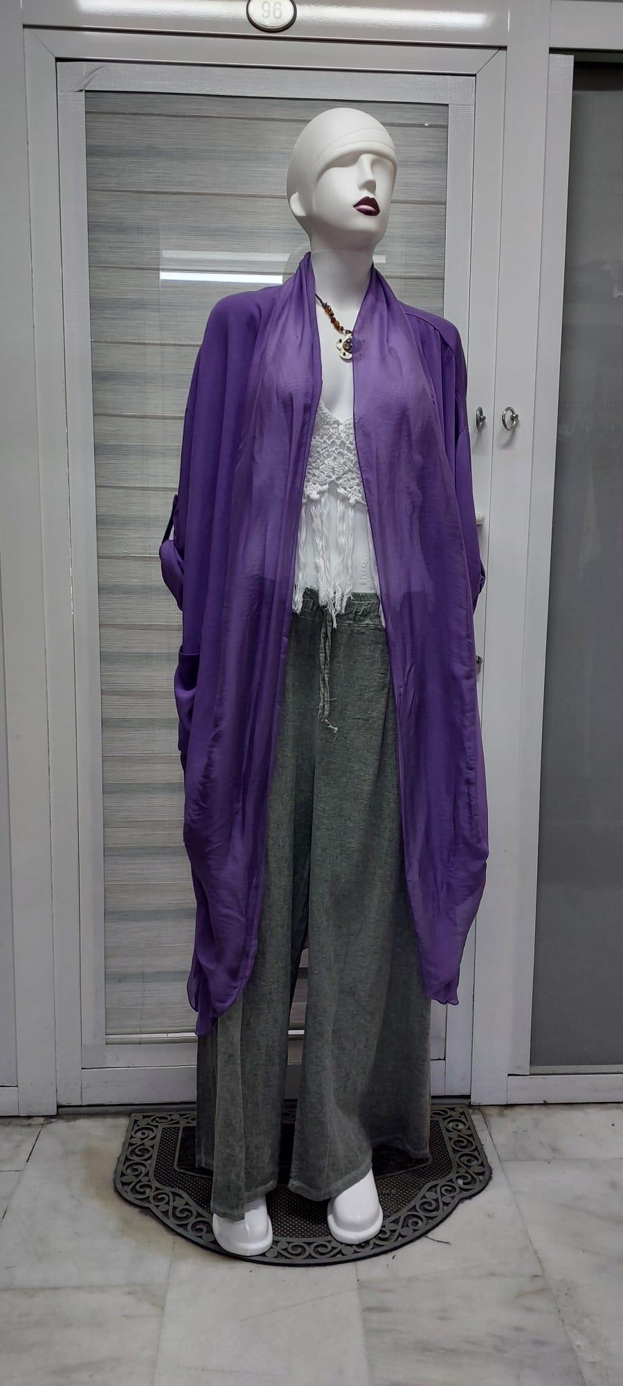 Itayan Ipek Detaylı Kaftan