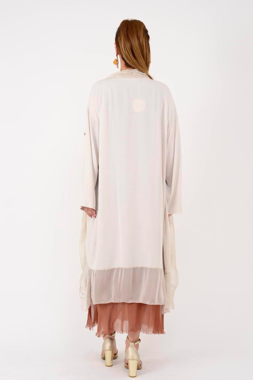 Itayan Ipek Detaylı Kaftan