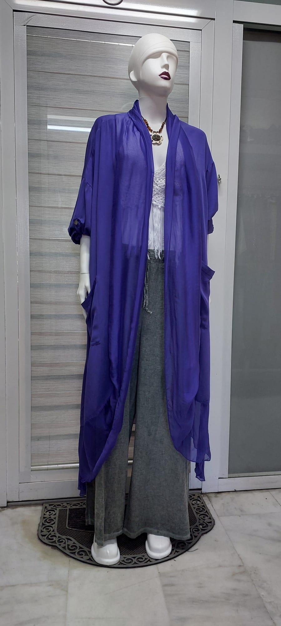 Itayan Ipek Detaylı Kaftan