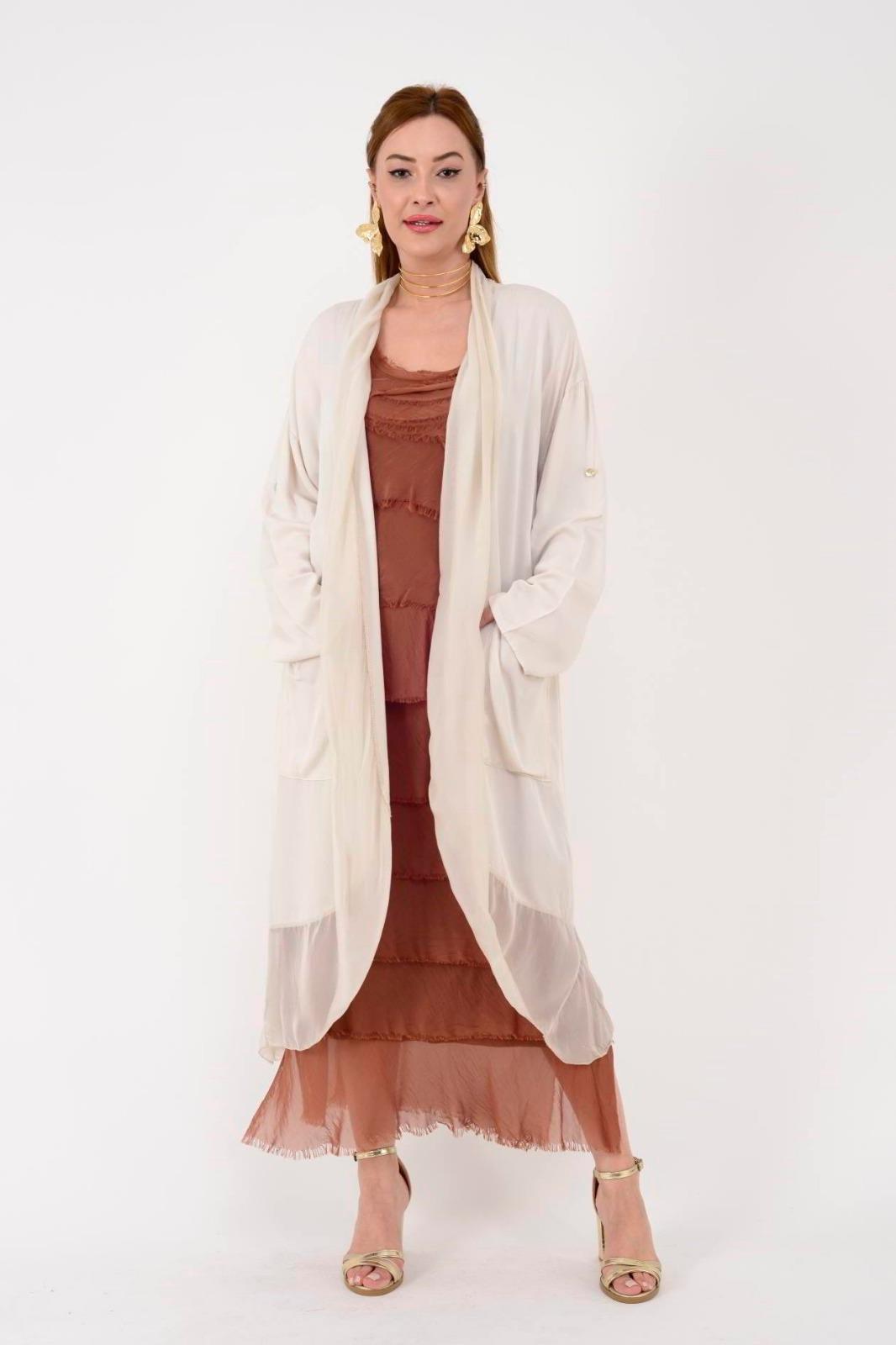 Itayan Ipek Detaylı Kaftan