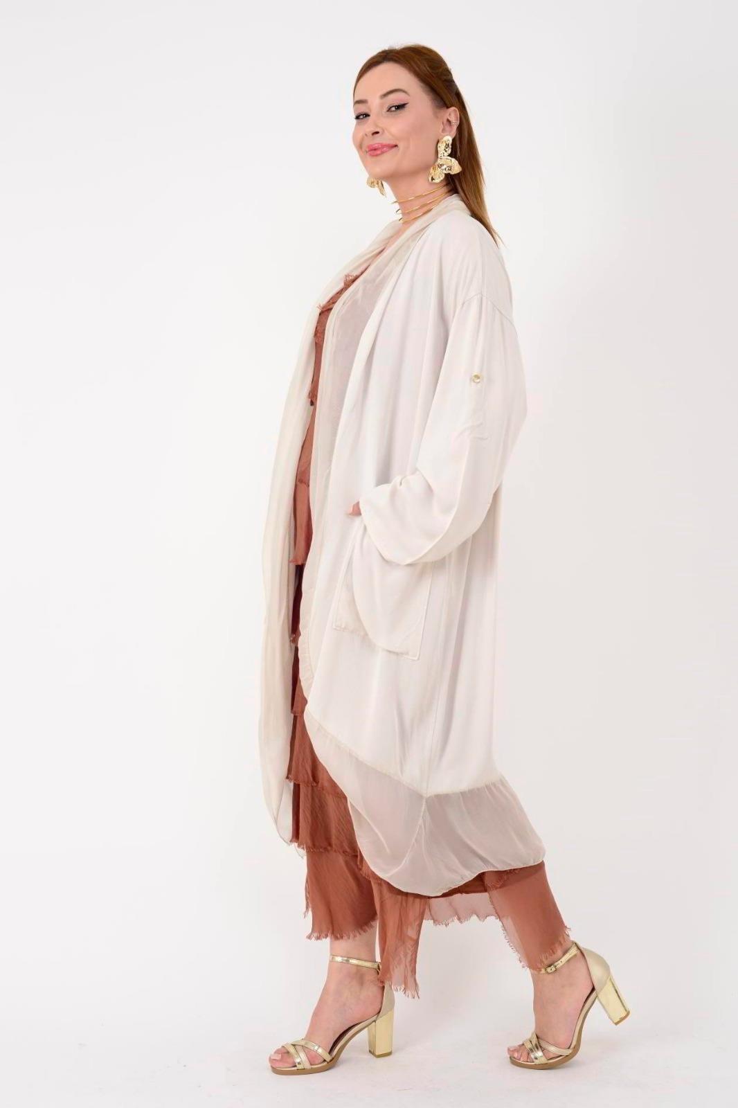 Itayan Ipek Detaylı Kaftan