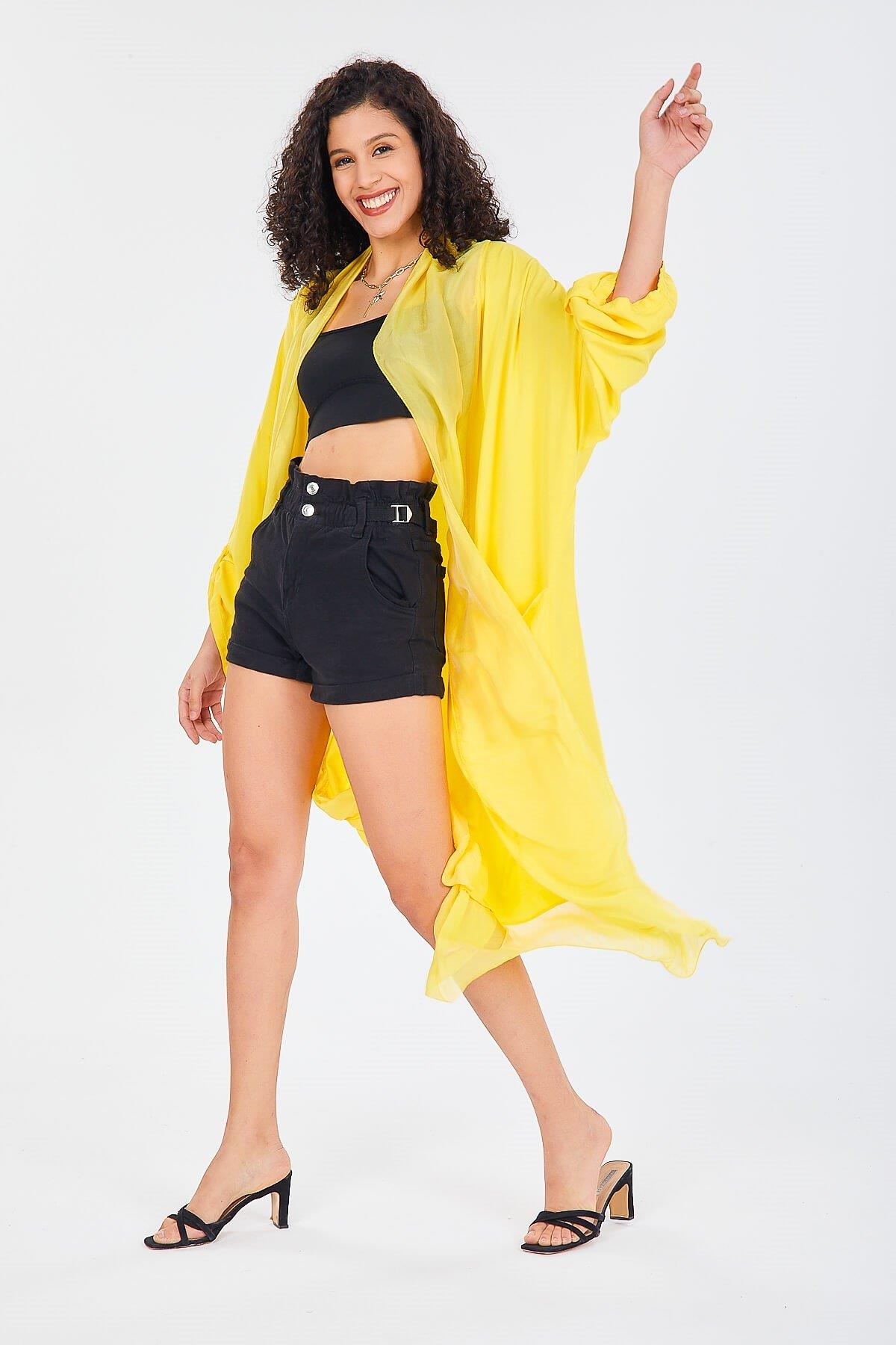 Itayan Ipek Detaylı Kaftan