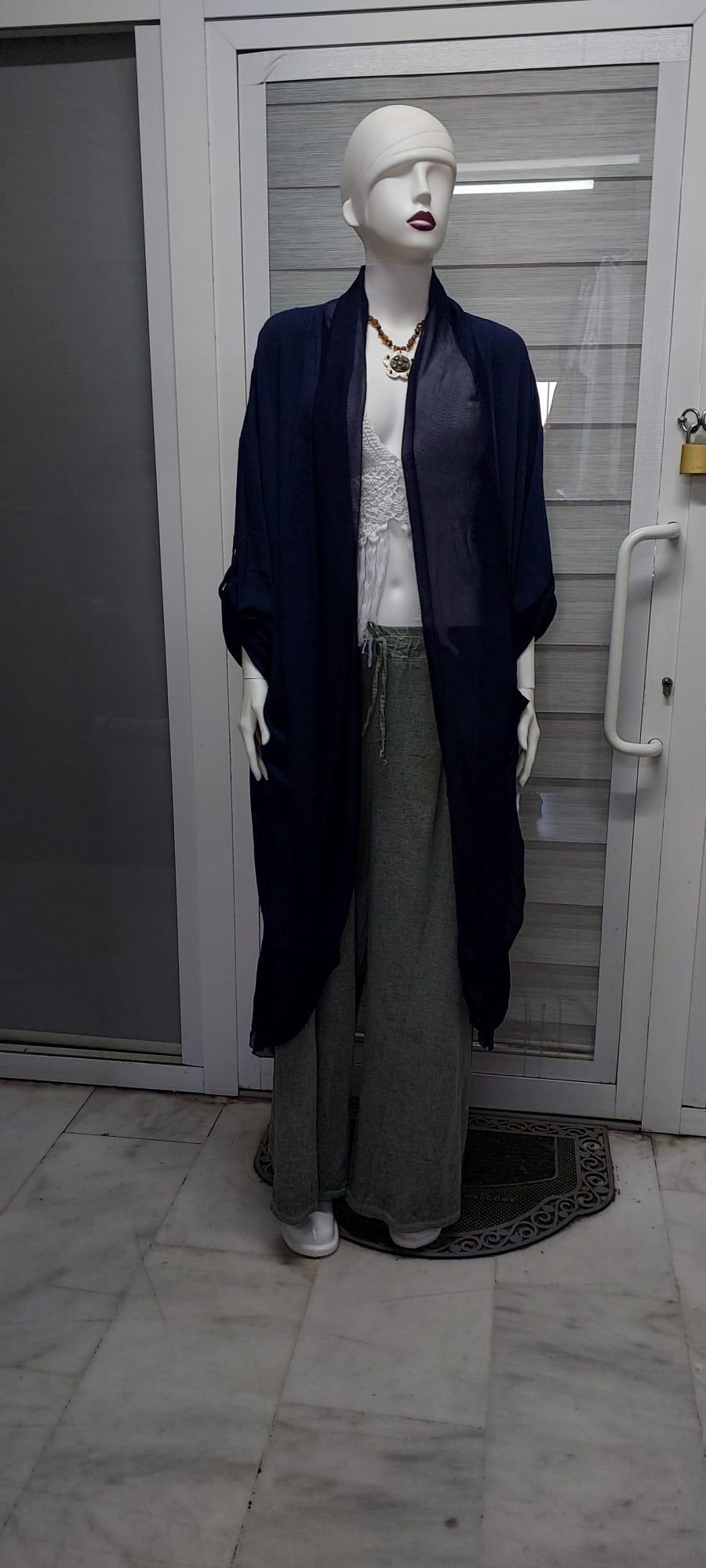 Itayan Ipek Detaylı Kaftan