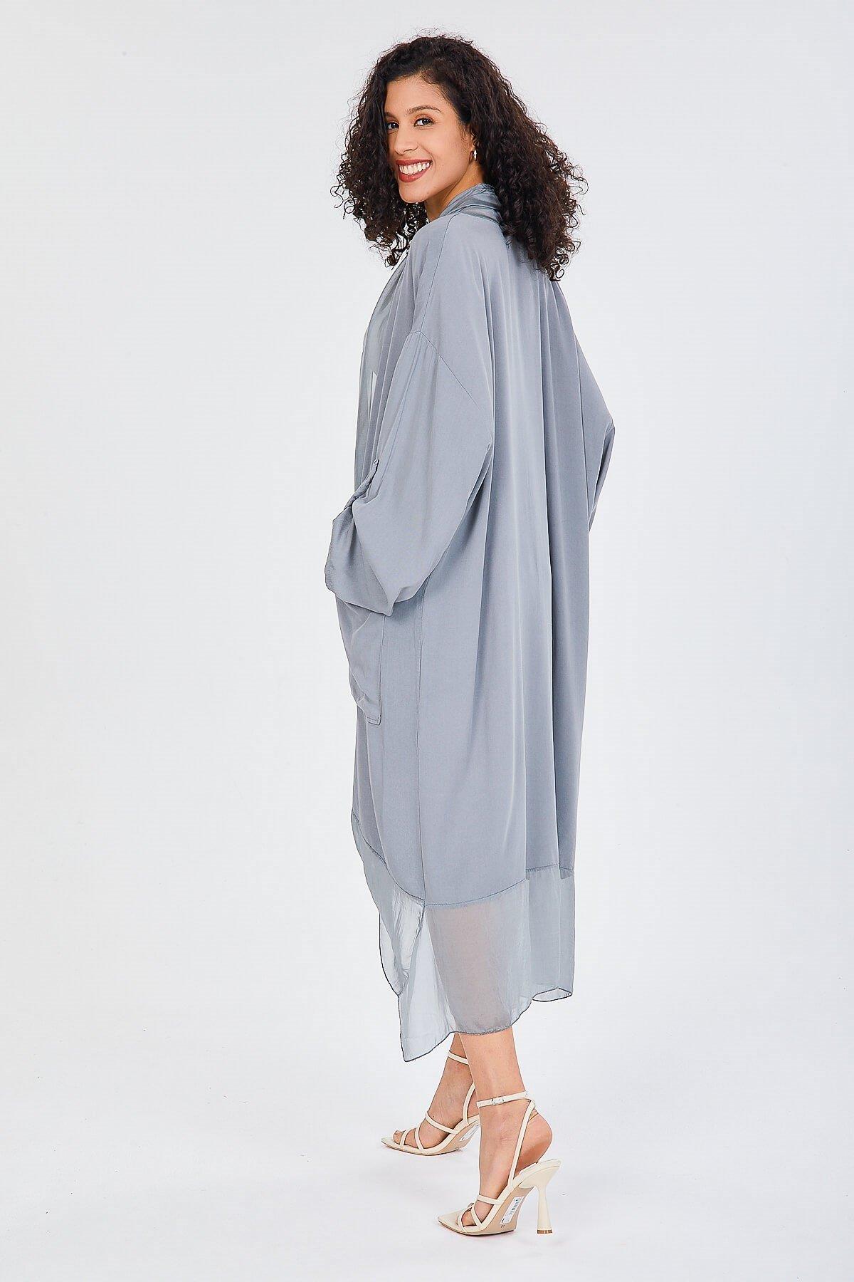 Itayan Ipek Detaylı Kaftan