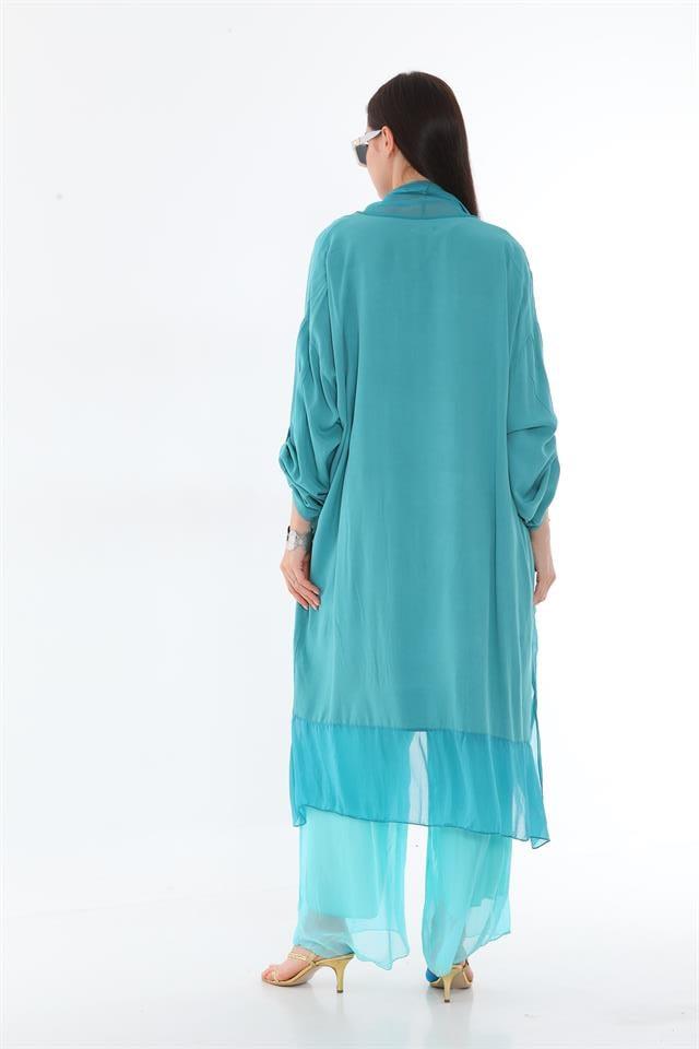 Itayan Ipek Detaylı Kaftan