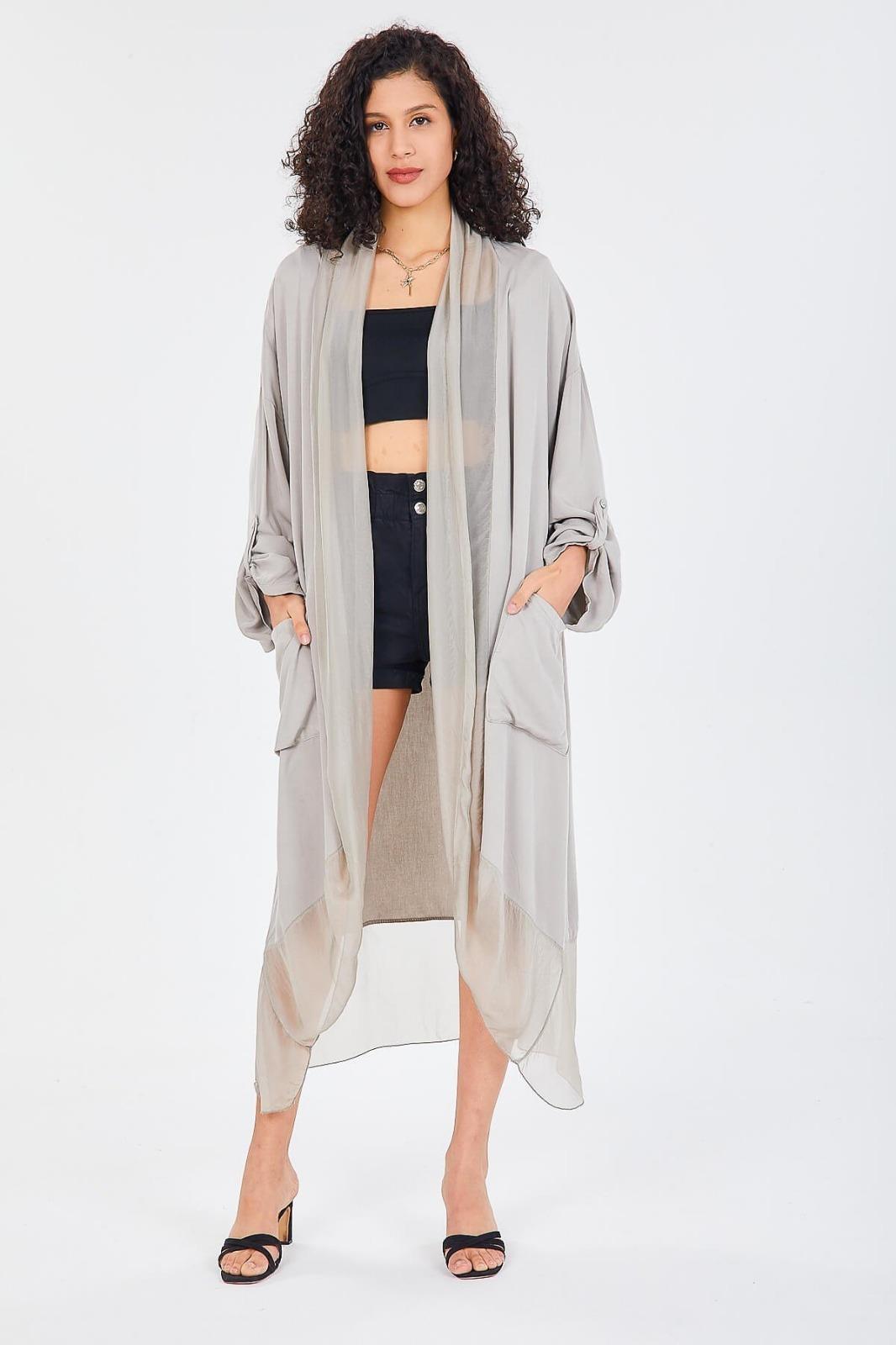 Itayan Ipek Detaylı Kaftan