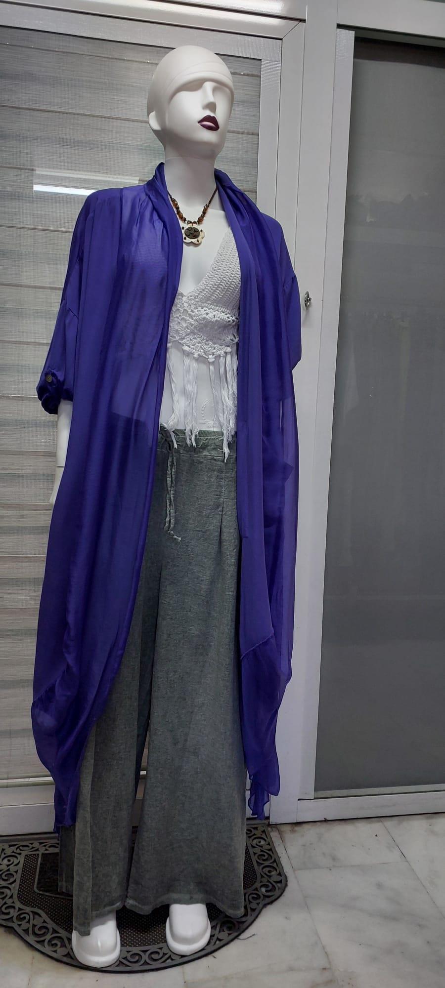 Itayan Ipek Detaylı Kaftan