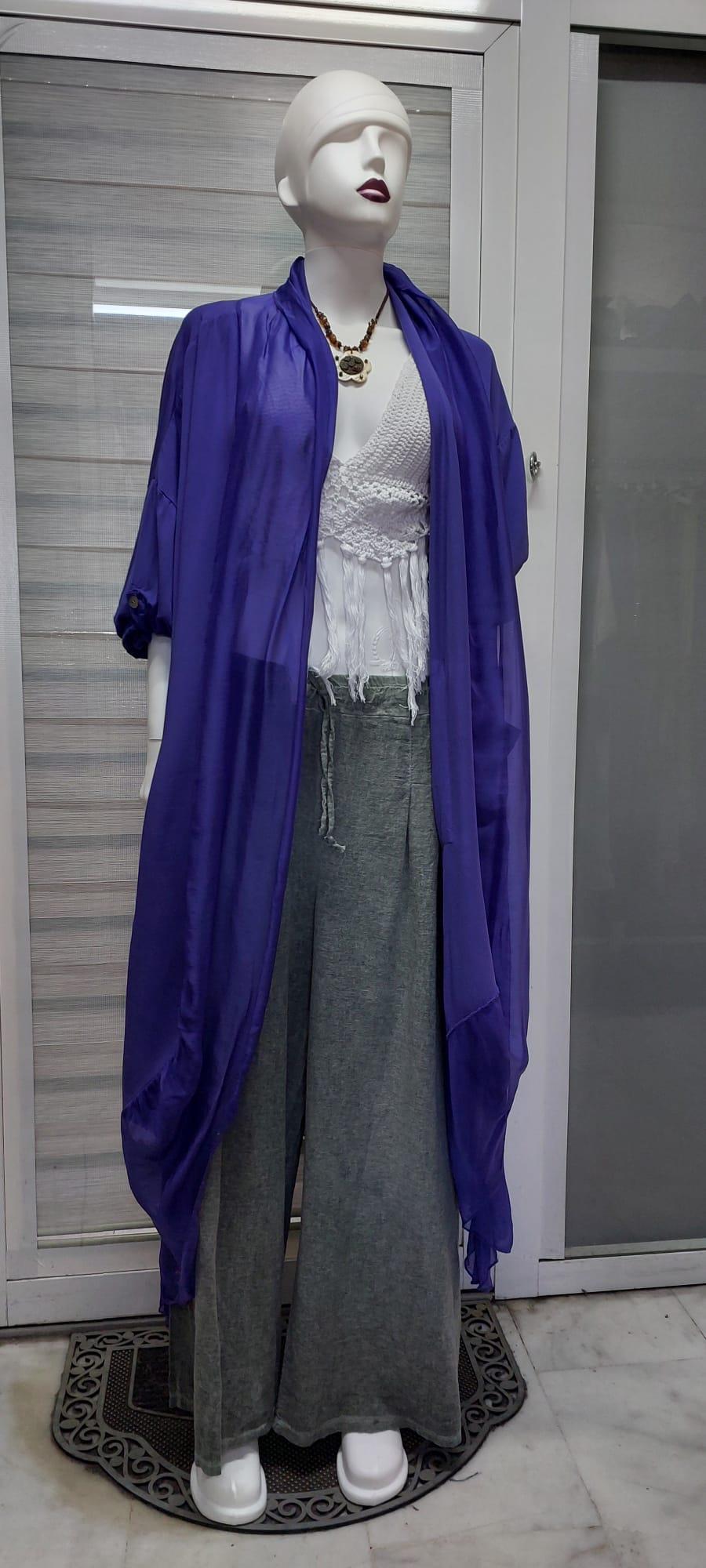 Itayan Ipek Detaylı Kaftan