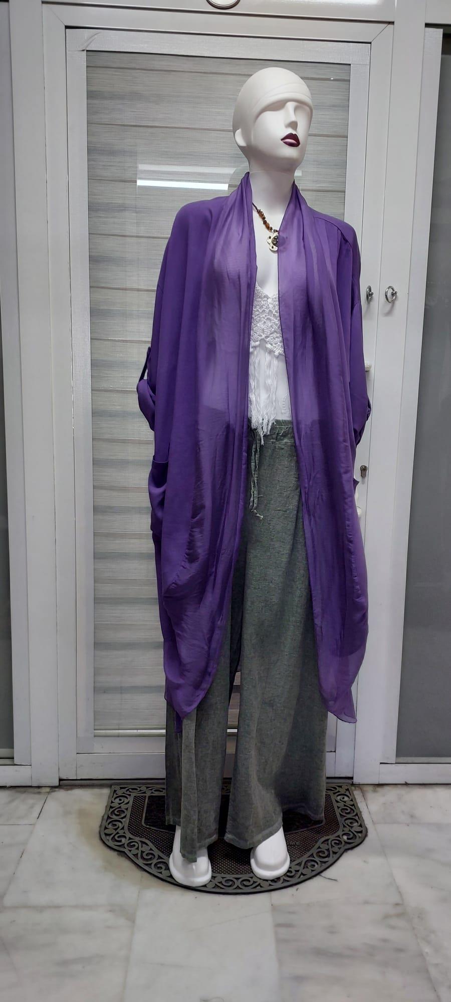 Itayan Ipek Detaylı Kaftan