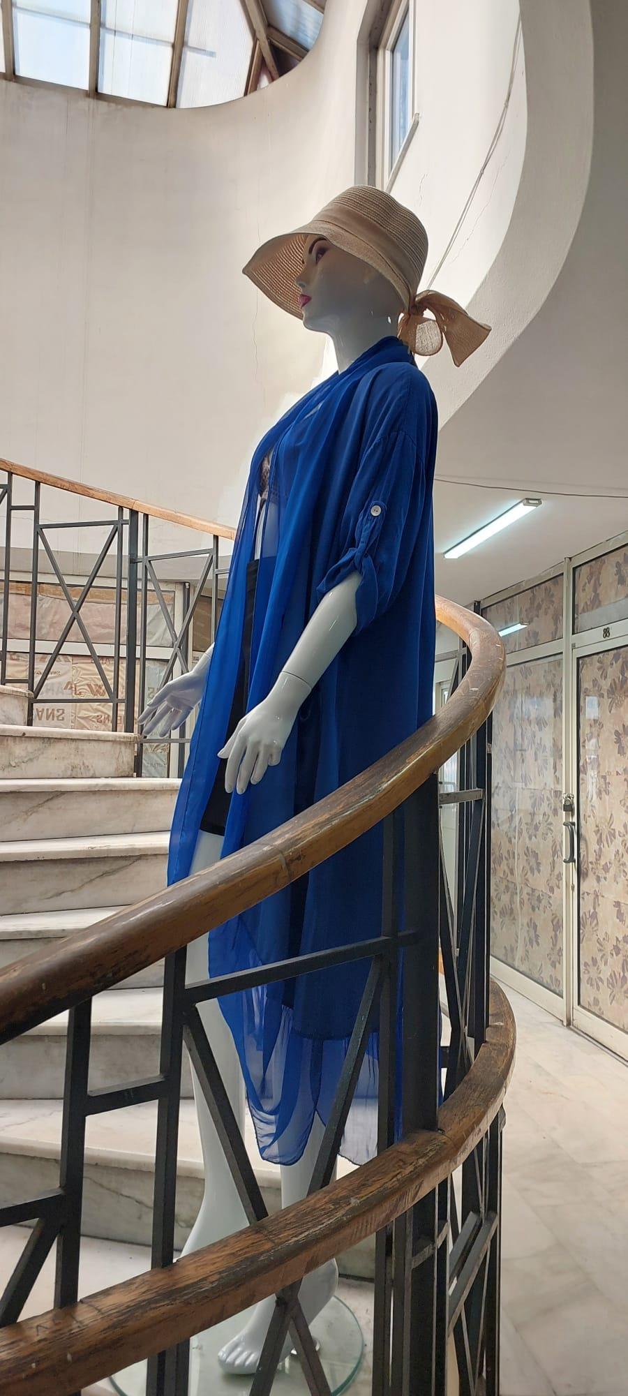 Itayan Ipek Detaylı Oversize Kaftan