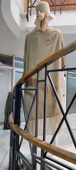 Itayan Ipek Detaylı Oversize Kaftan