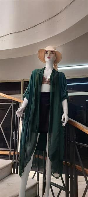 Itayan Ipek Detaylı Oversize Kaftan