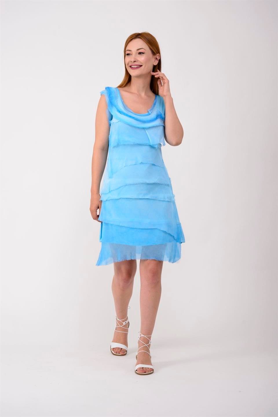 Kat Kat Mini İpek Elbise