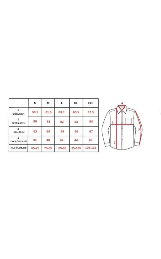 Klasik %100 Cotton Uzun Kollu Terletmeyen Kışlık Flanel Kumaş Kahverengi Gömlek (Regular Kalıp)