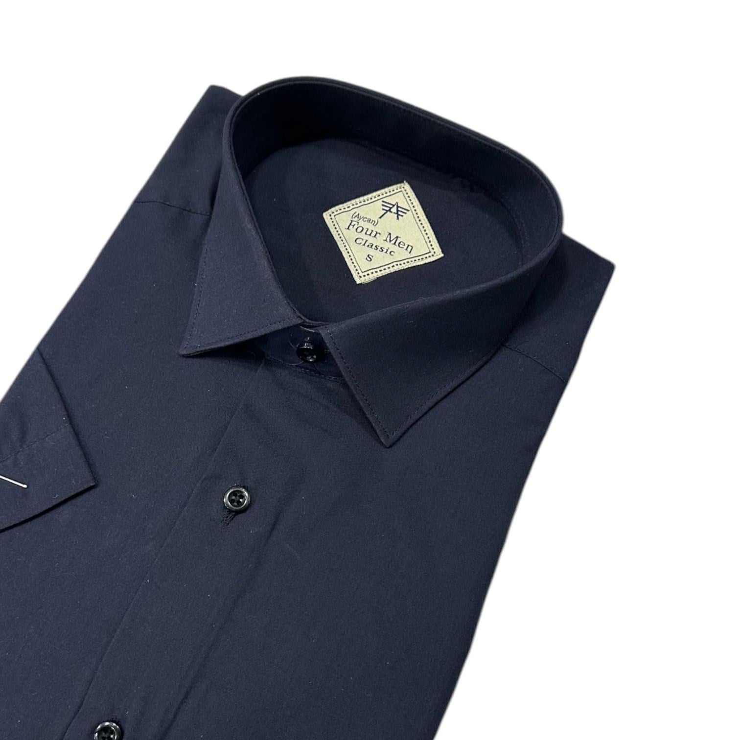 Linen Keten Klasik %100 Cotton Kısa Kollu Terletmeyen Gömlek 