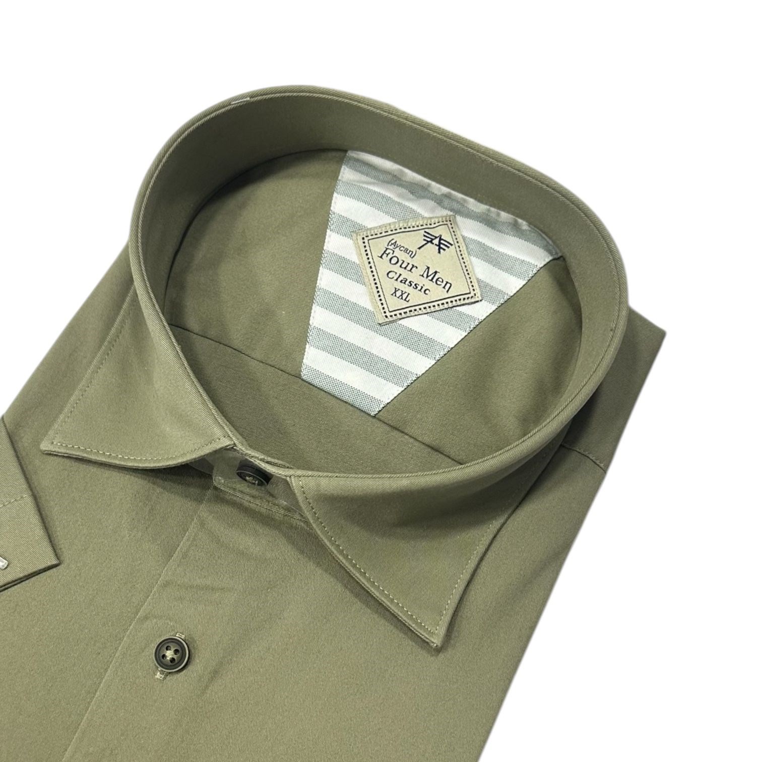 Linen Keten Klasik %100 Cotton Kısa Kollu Terletmeyen Gömlek 