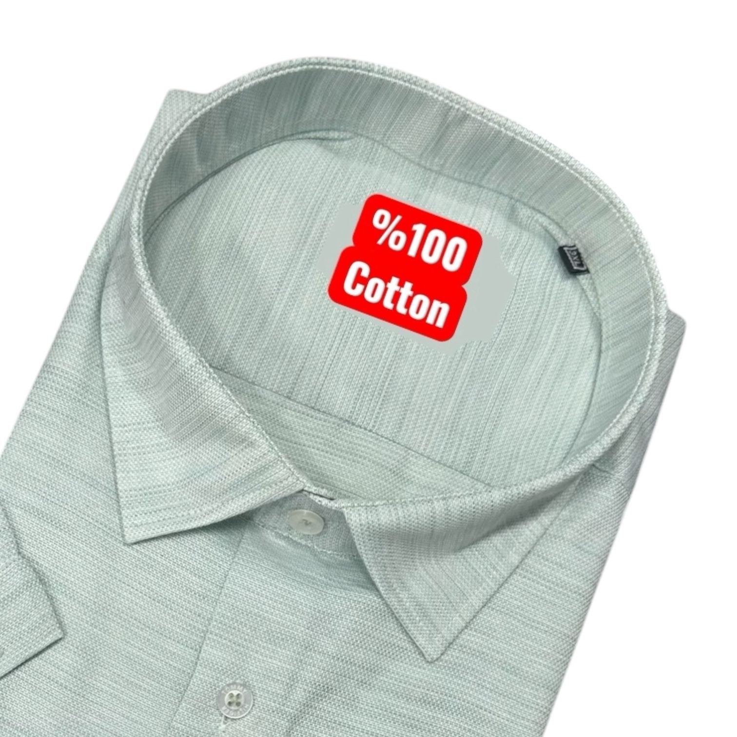 Linen Keten Klasik %100 Cotton Kısa Kollu Terletmeyen Gömlek 