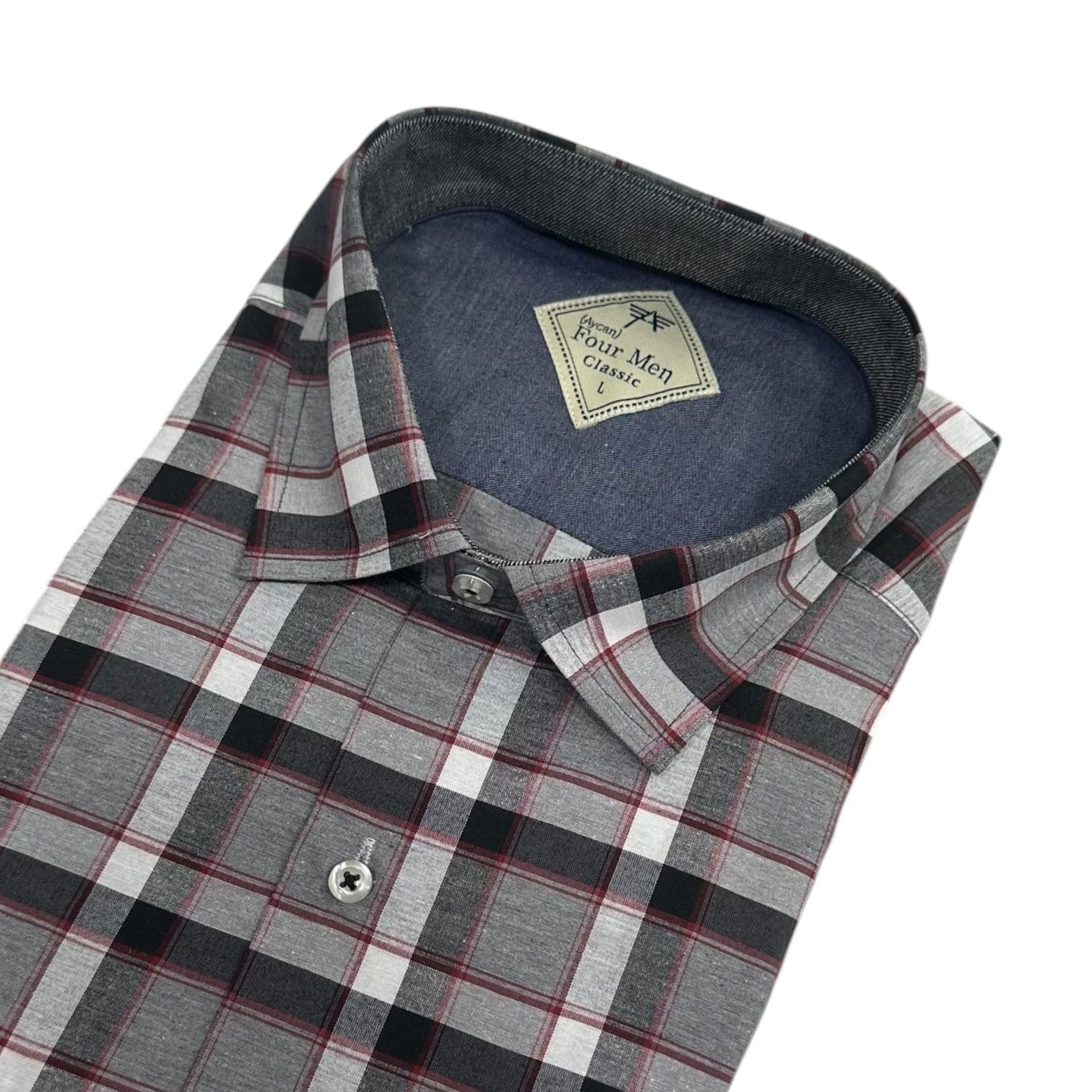 Linen Keten Klasik %100 Cotton Kısa Kollu Terletmeyen Gömlek 