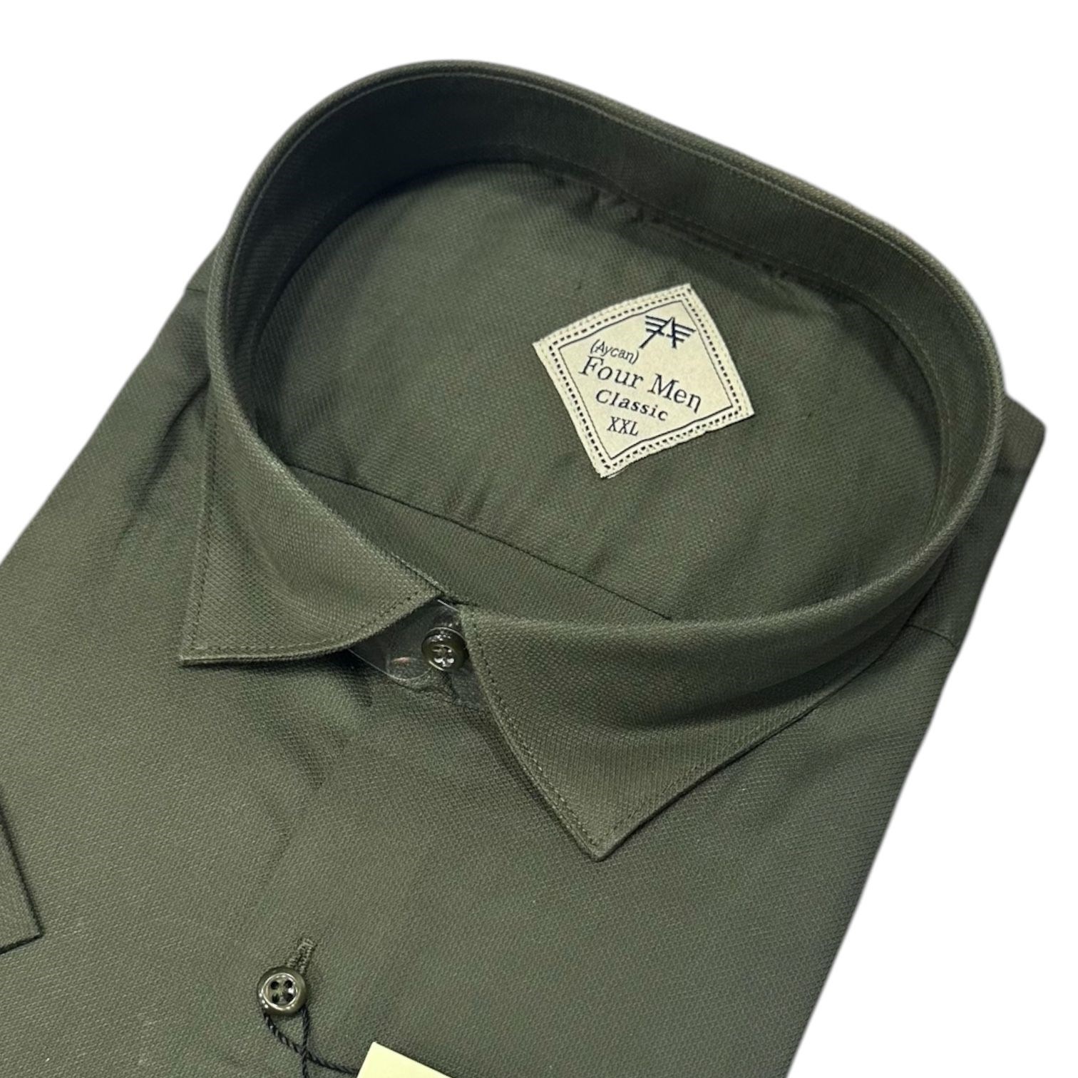 Linen Keten Klasik %100 Cotton Kısa Kollu Terletmeyen Gömlek 