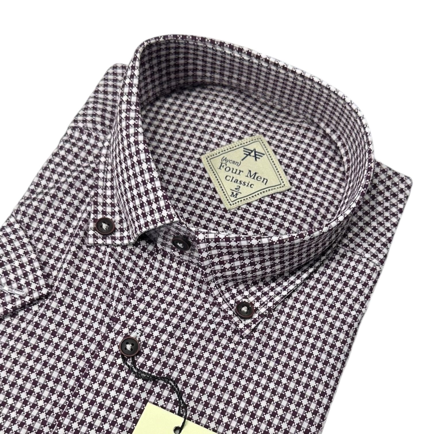 Linen Keten Klasik %100 Cotton Kısa Kollu Terletmeyen Gömlek 