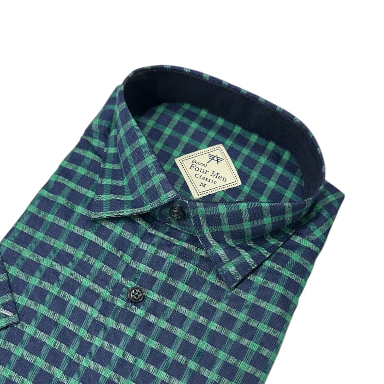 Linen Keten Klasik %100 Cotton Kısa Kollu Terletmeyen Gömlek 