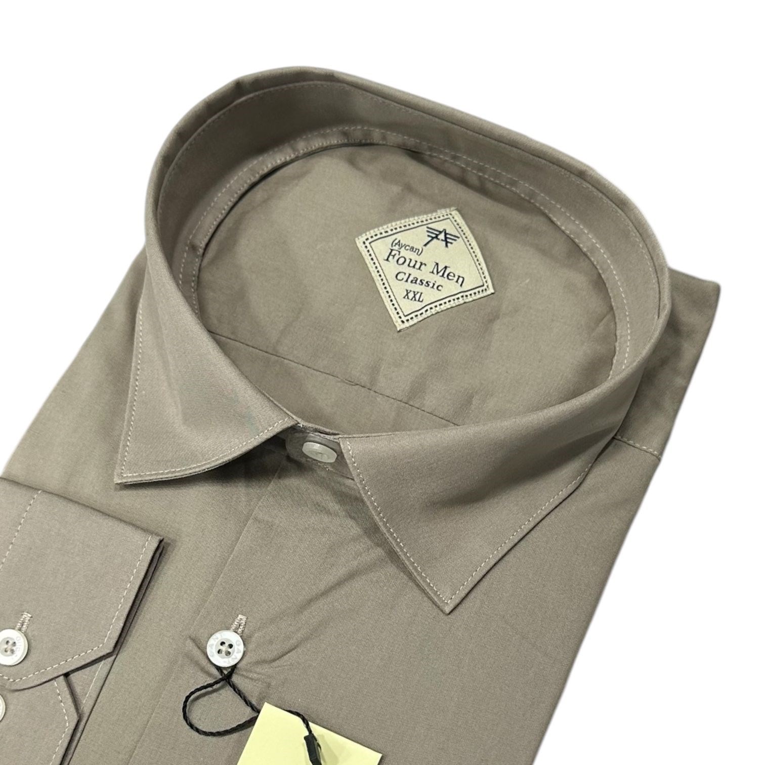 Linen Keten Klasik %100 Cotton Kısa Kollu Terletmeyen Gömlek 
