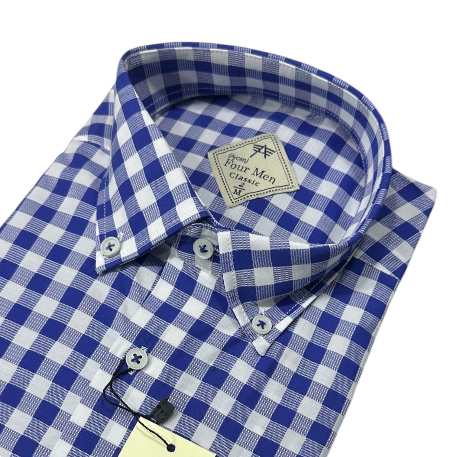 Linen Keten Klasik %100 Cotton Kısa Kollu Terletmeyen Gömlek 
