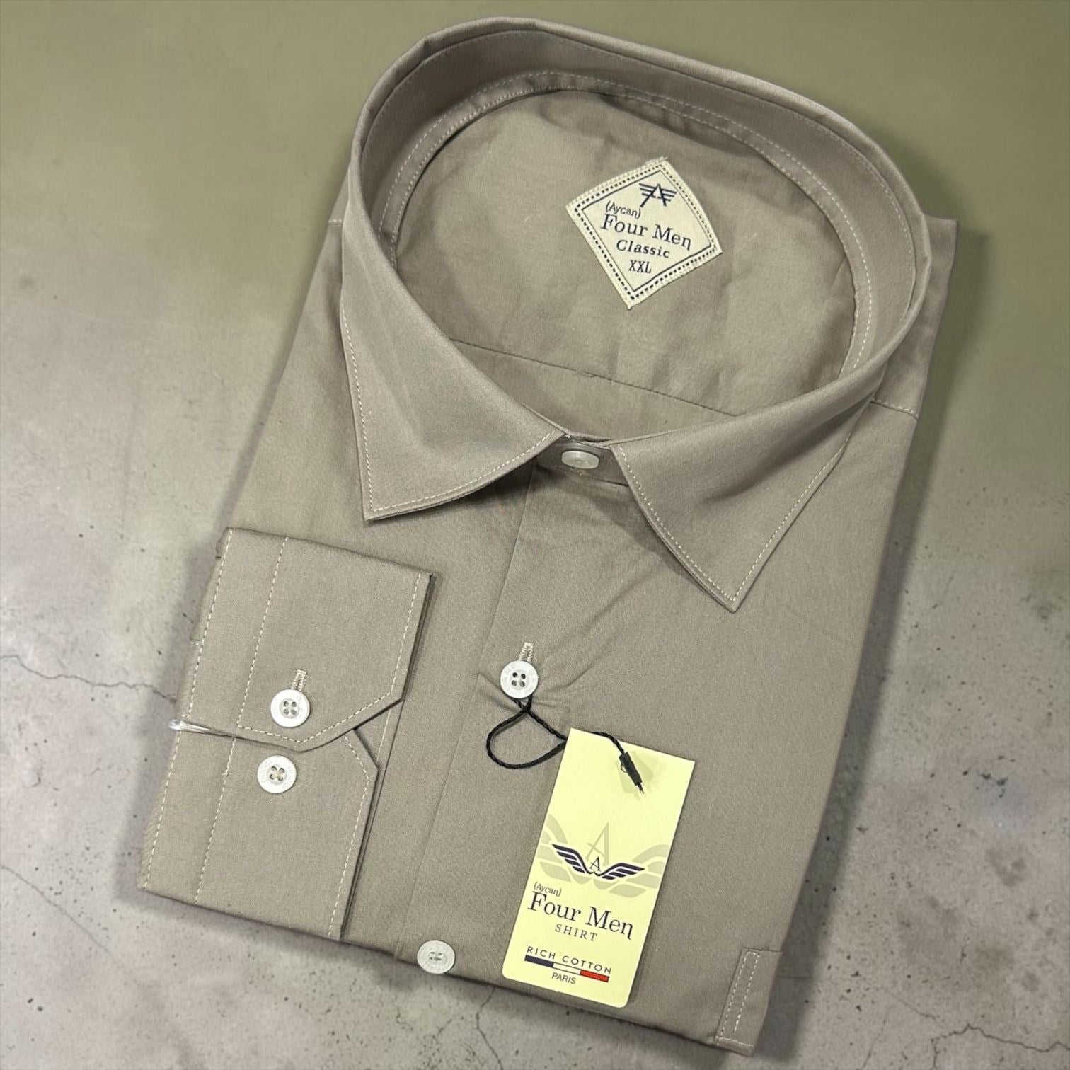 Linen Keten Klasik %100 Cotton Kısa Kollu Terletmeyen Gömlek 