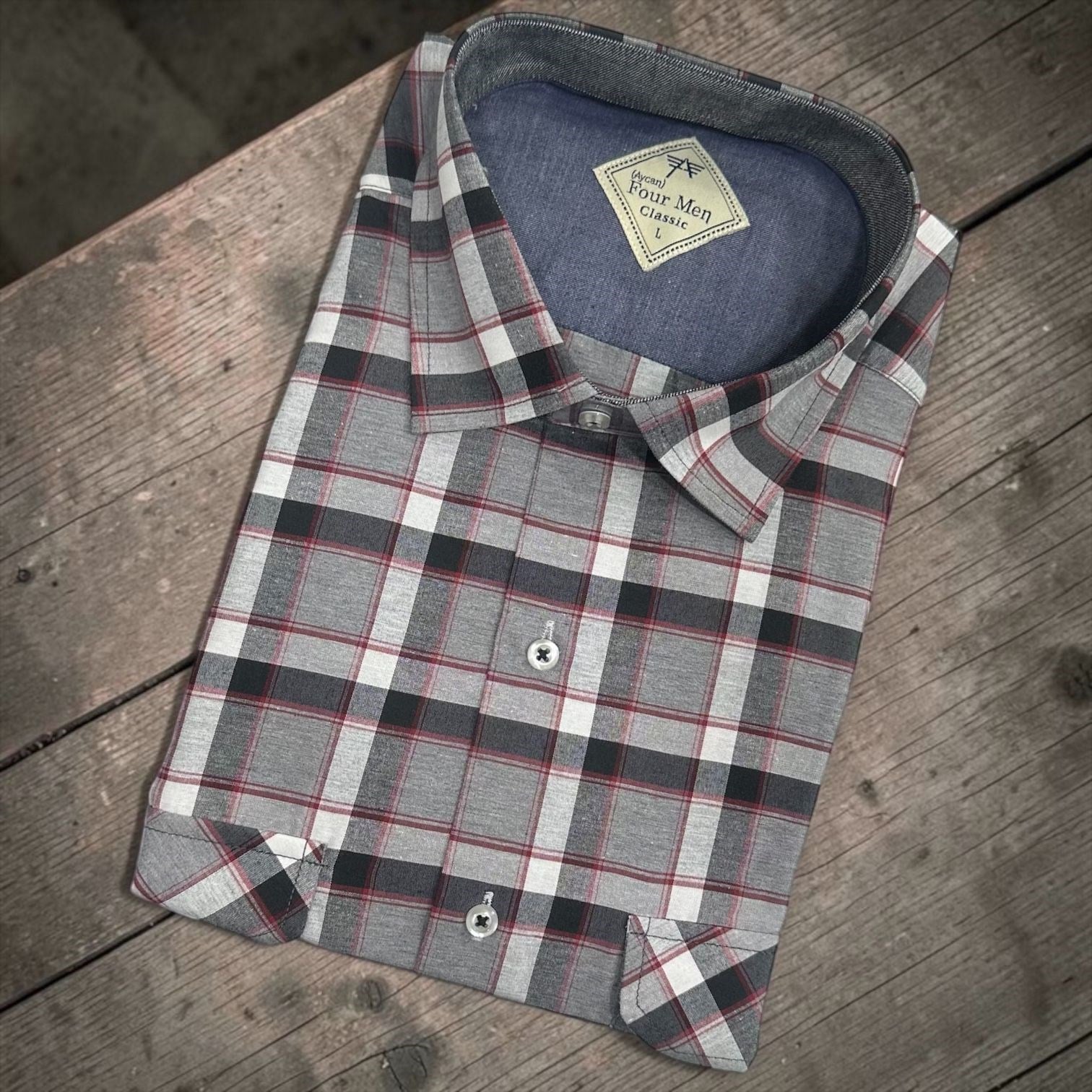 Linen Keten Klasik %100 Cotton Kısa Kollu Terletmeyen Gömlek 