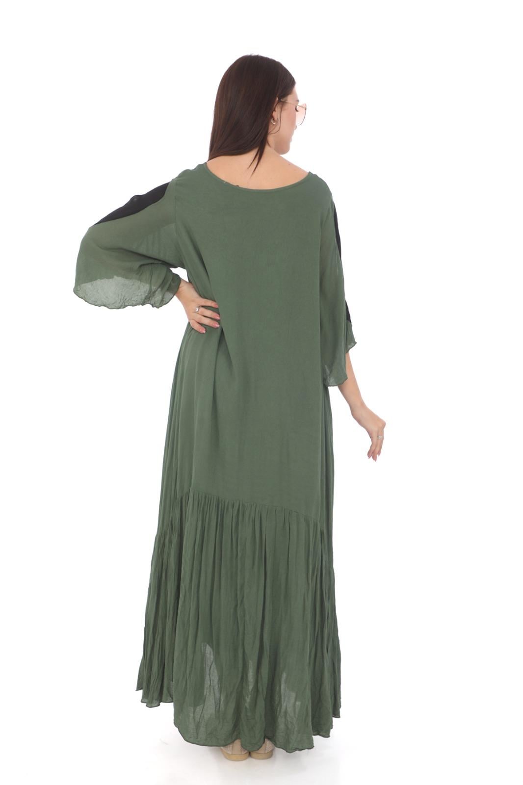 Omuz Dekolteli Balon Elbise