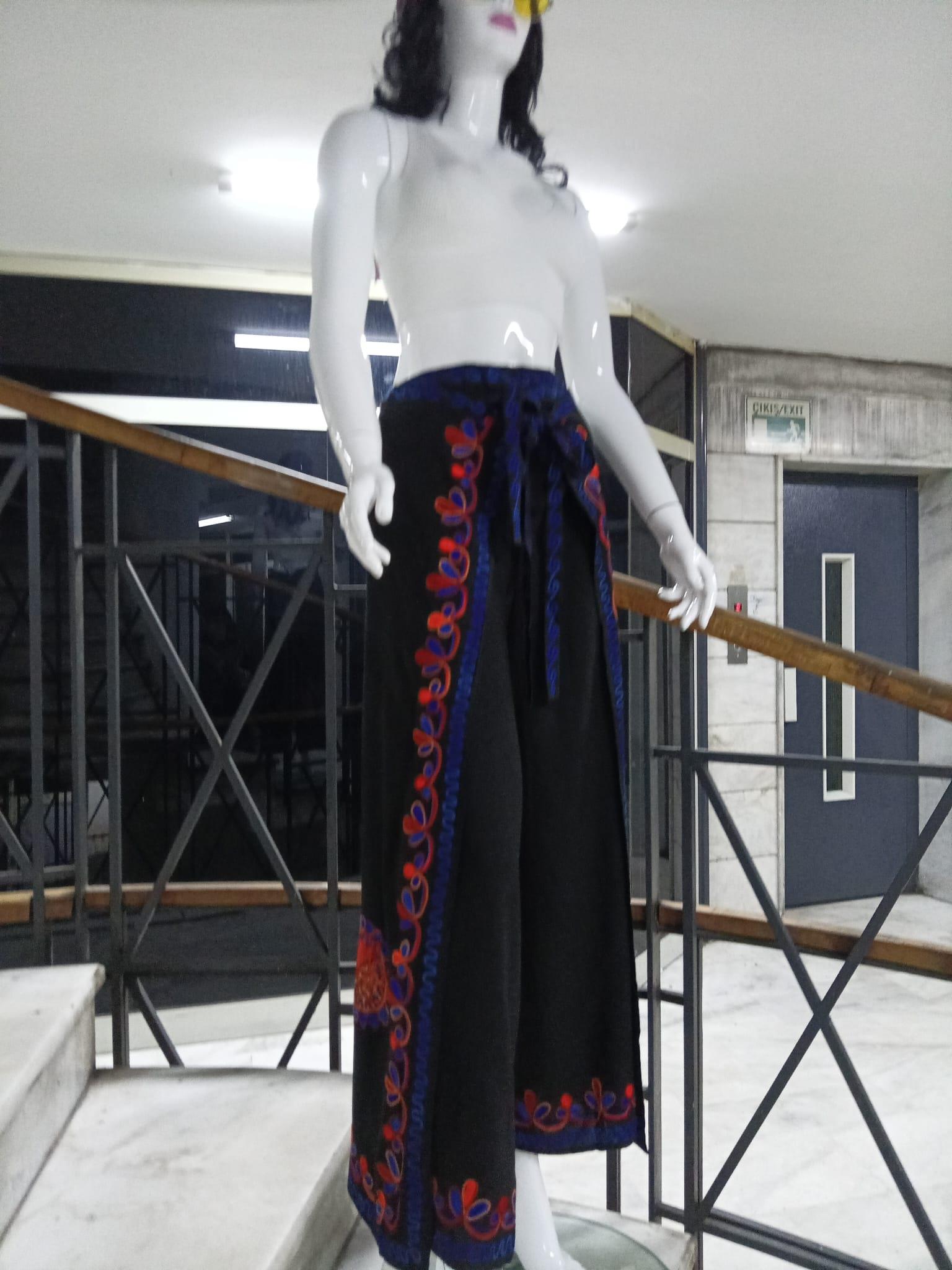 Otantik Nakış İşlemeli Harem Şalvar Bulmaca Pantolon(104 CM)