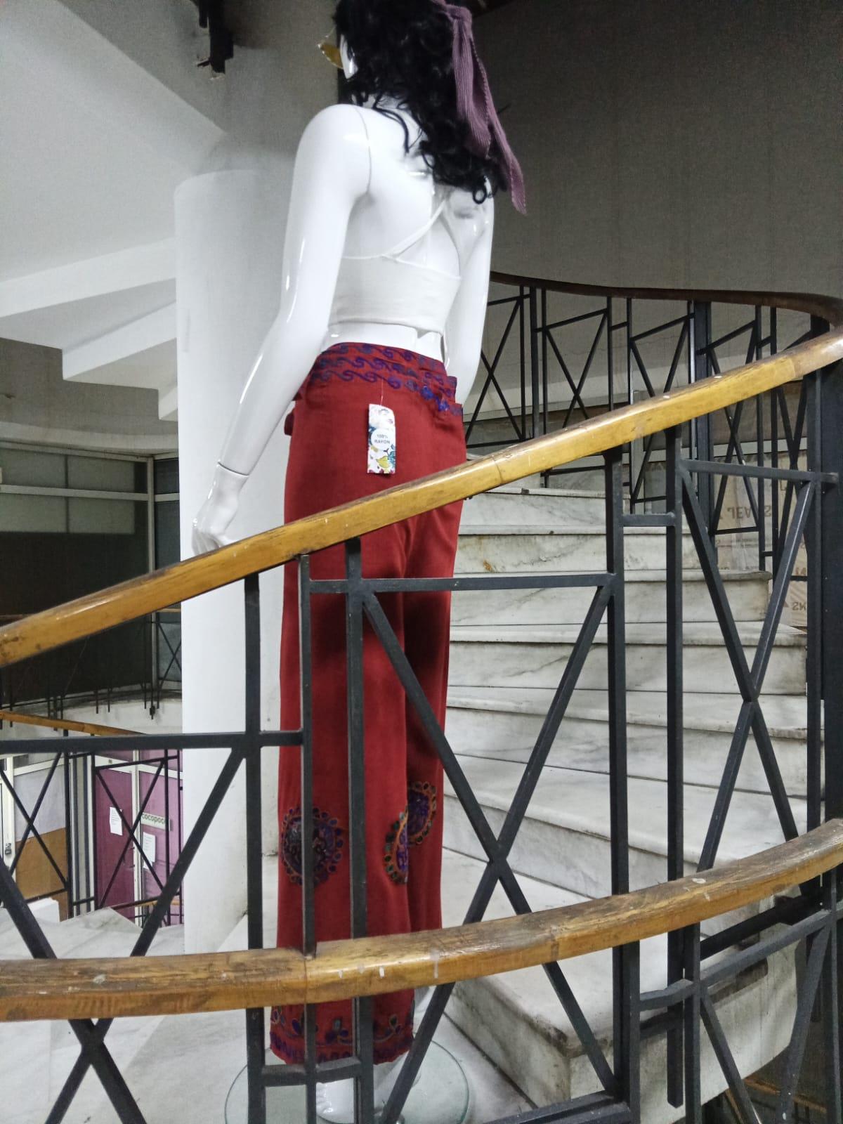 Otantik Nakış İşlemeli Harem Şalvar Bulmaca Pantolon(104 CM)