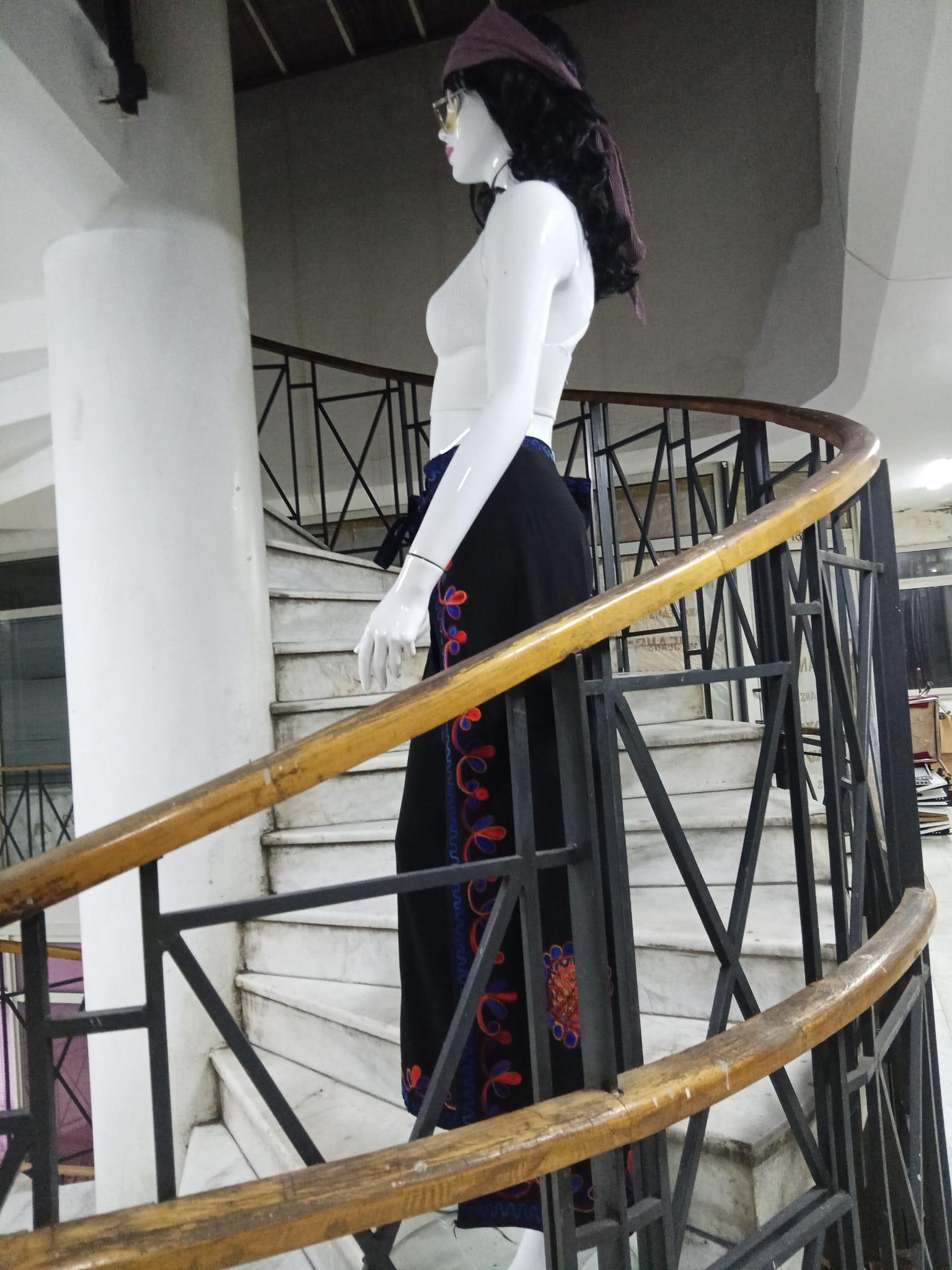 Otantik Nakış İşlemeli Harem Şalvar Bulmaca Pantolon(104 CM)