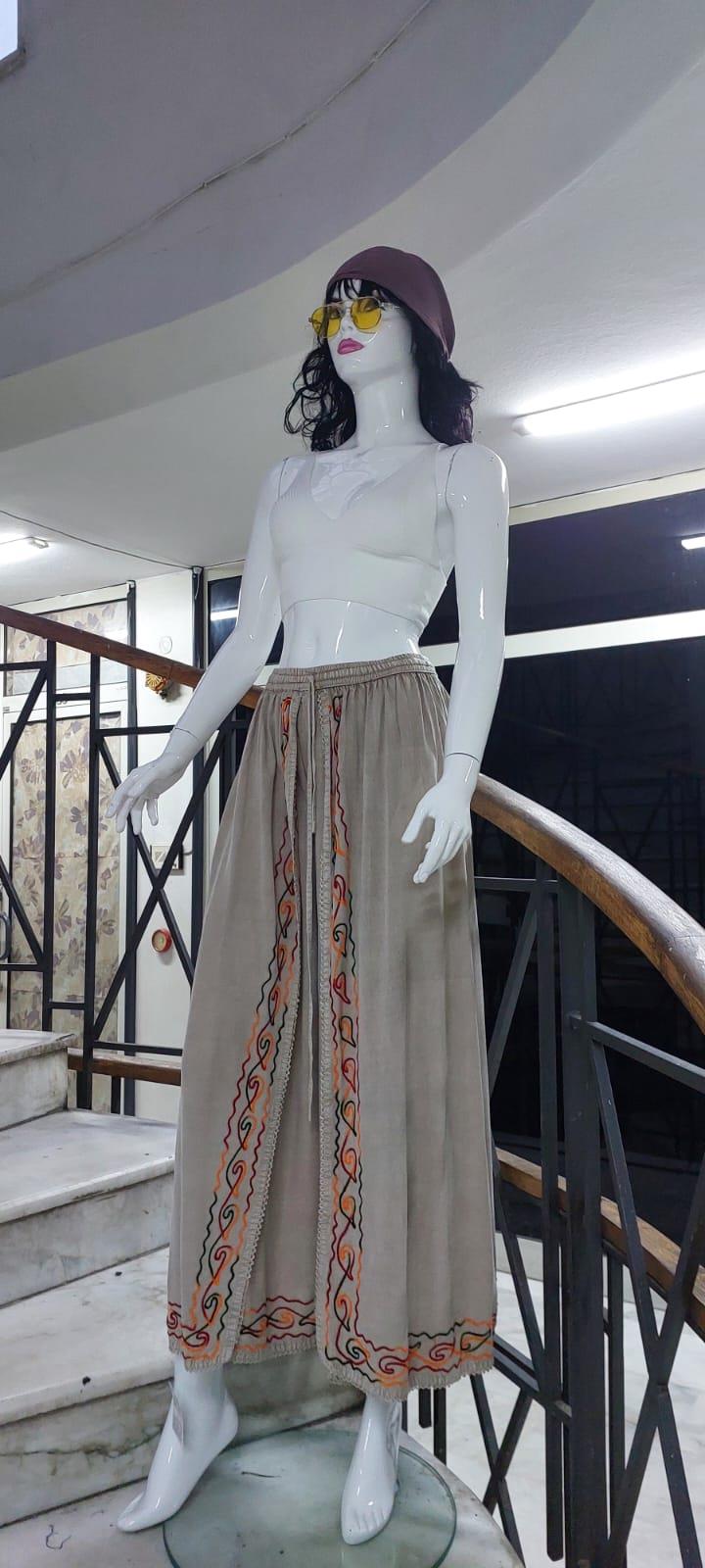Otantik Nakış İşlemeli Harem Şalvar Pantolon 