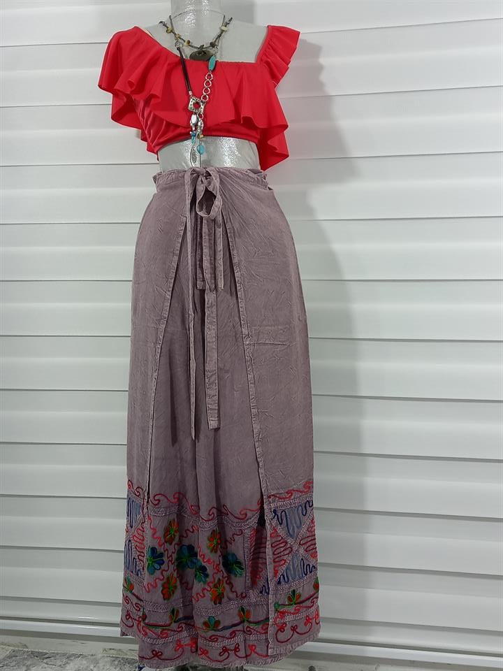 Otantik Nakış İşlemeli Harem Şalvar Pantolon