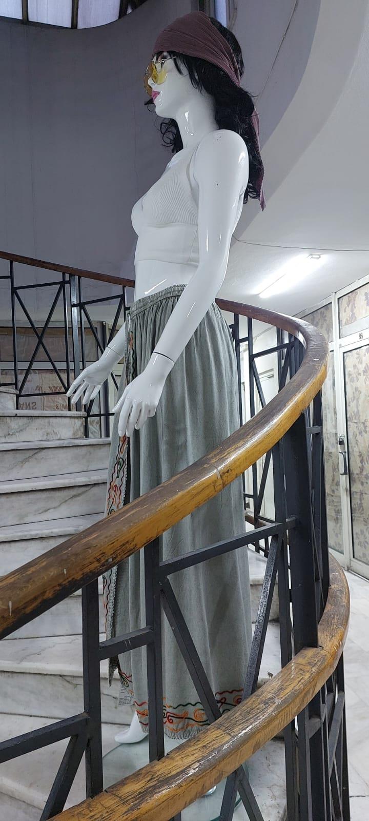 Otantik Nakış İşlemeli Harem Şalvar Pantolon 