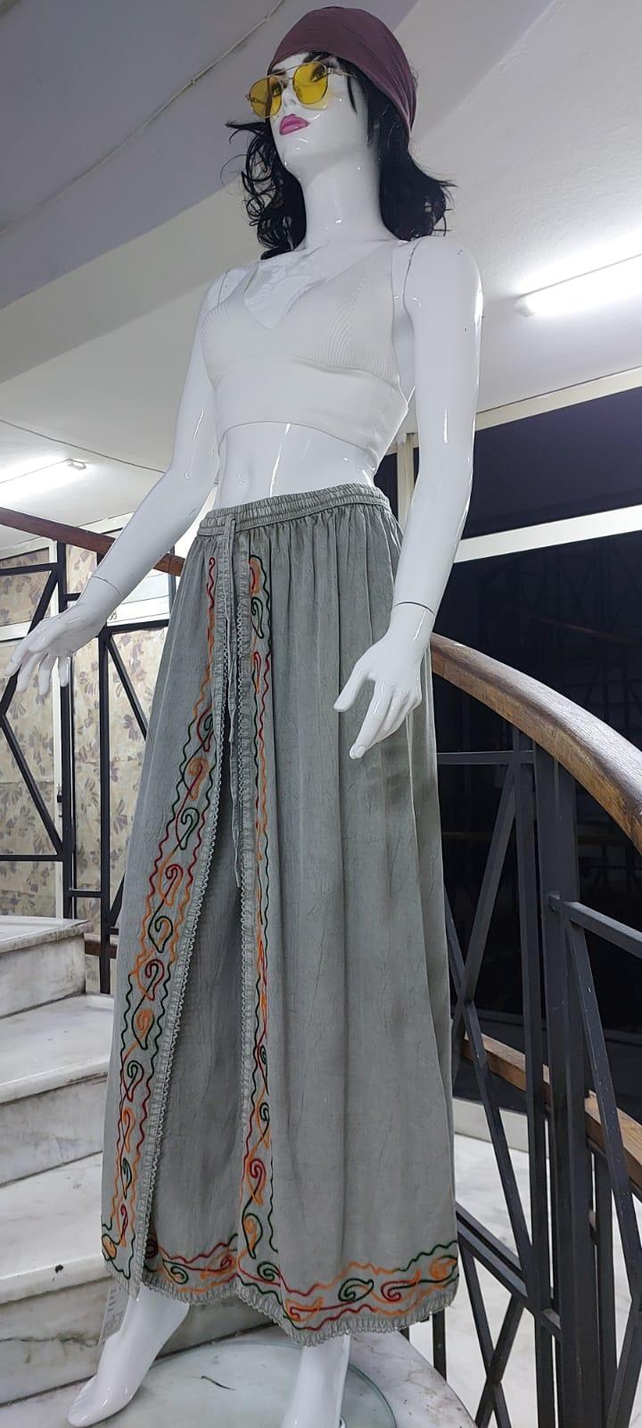 Otantik Nakış İşlemeli Harem Şalvar Pantolon 