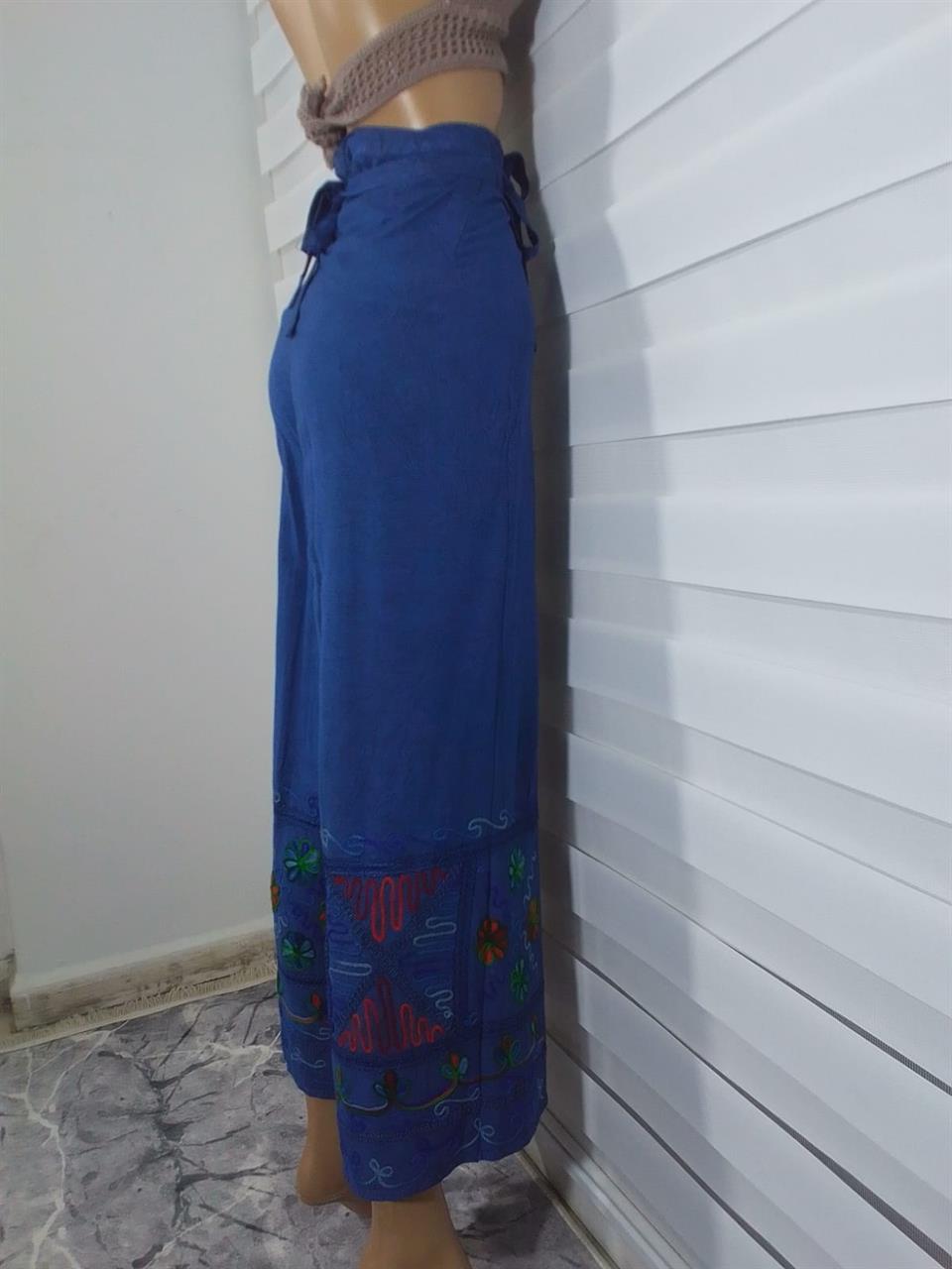 Otantik Nakış İşlemeli Harem Şalvar Pantolon