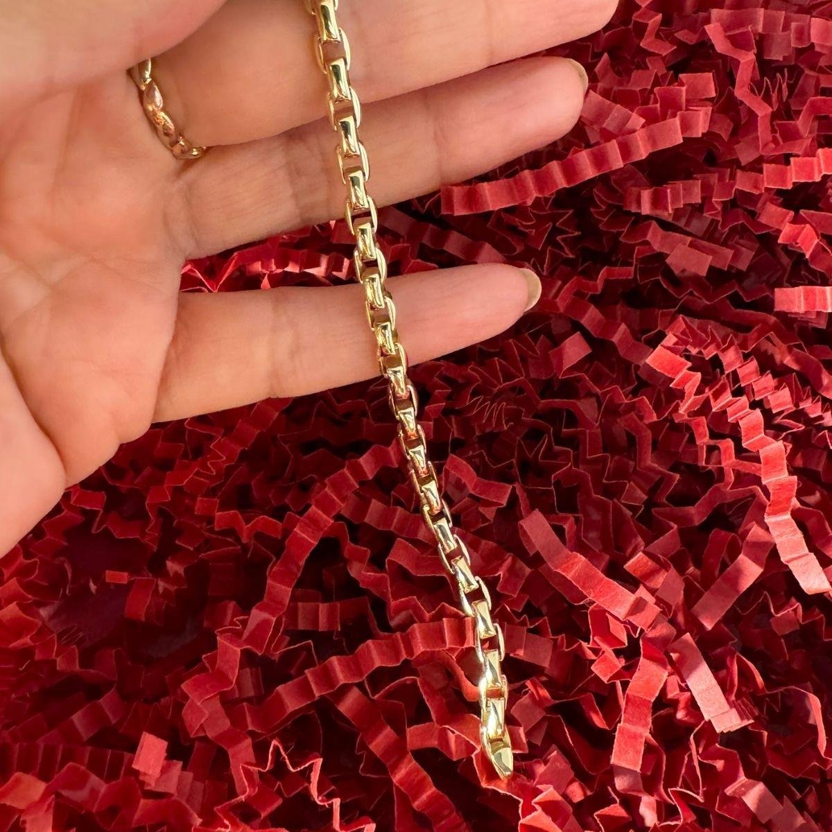  14 Ayar Altın Zincir Bileklik