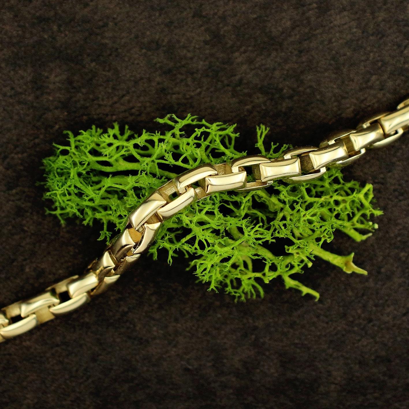  14 Ayar Altın Zincir Bileklik