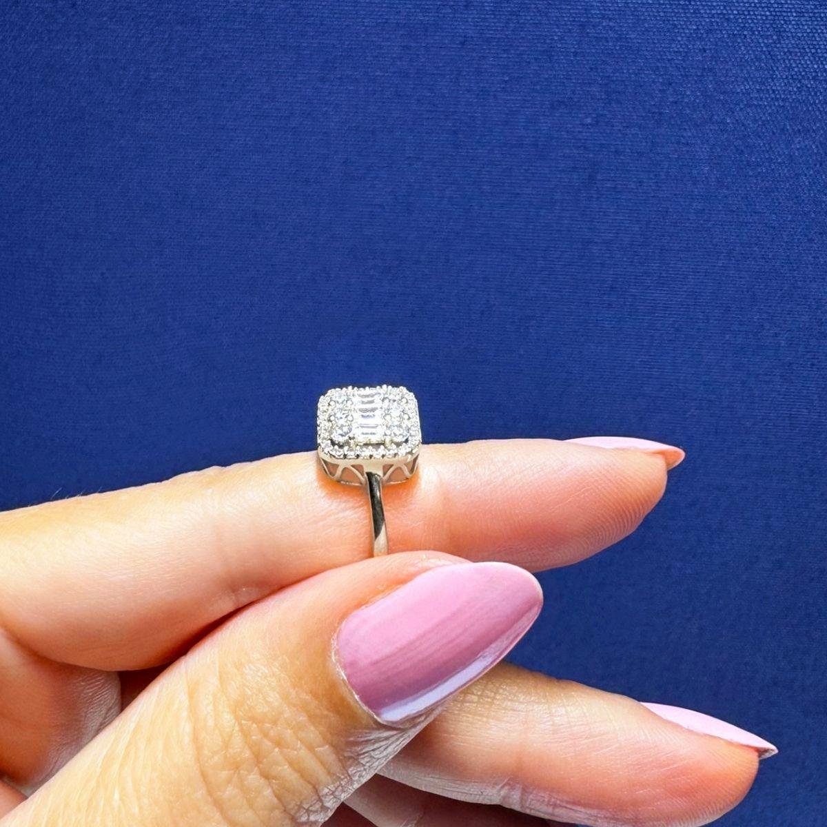 14 Ayar Altın Baget Yüzük