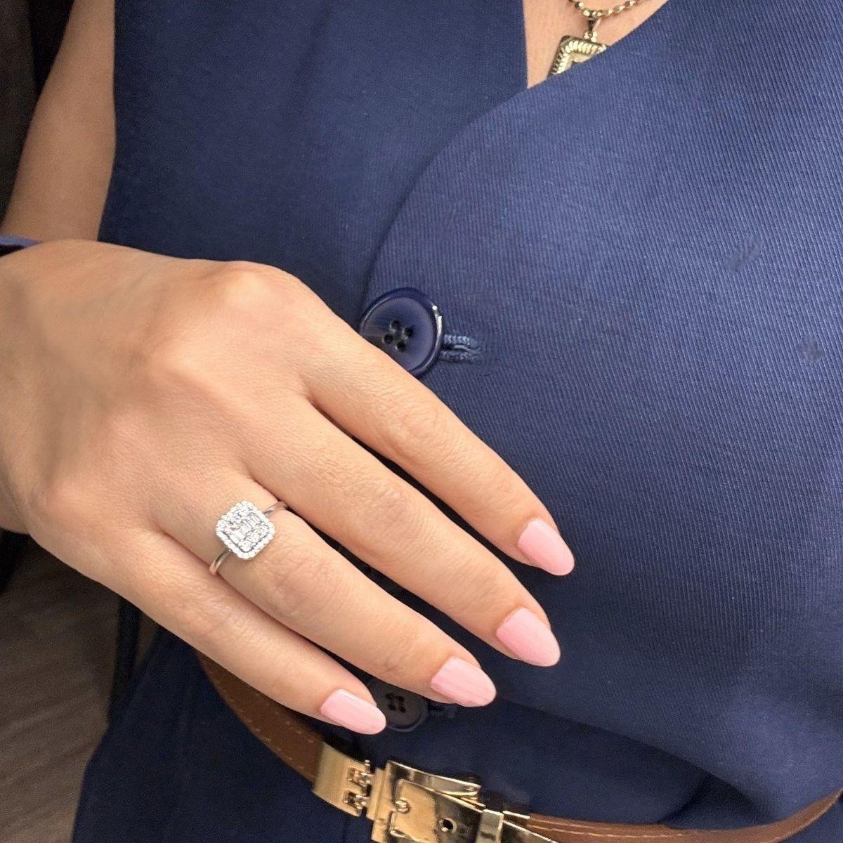 14 Ayar Altın Baget Yüzük