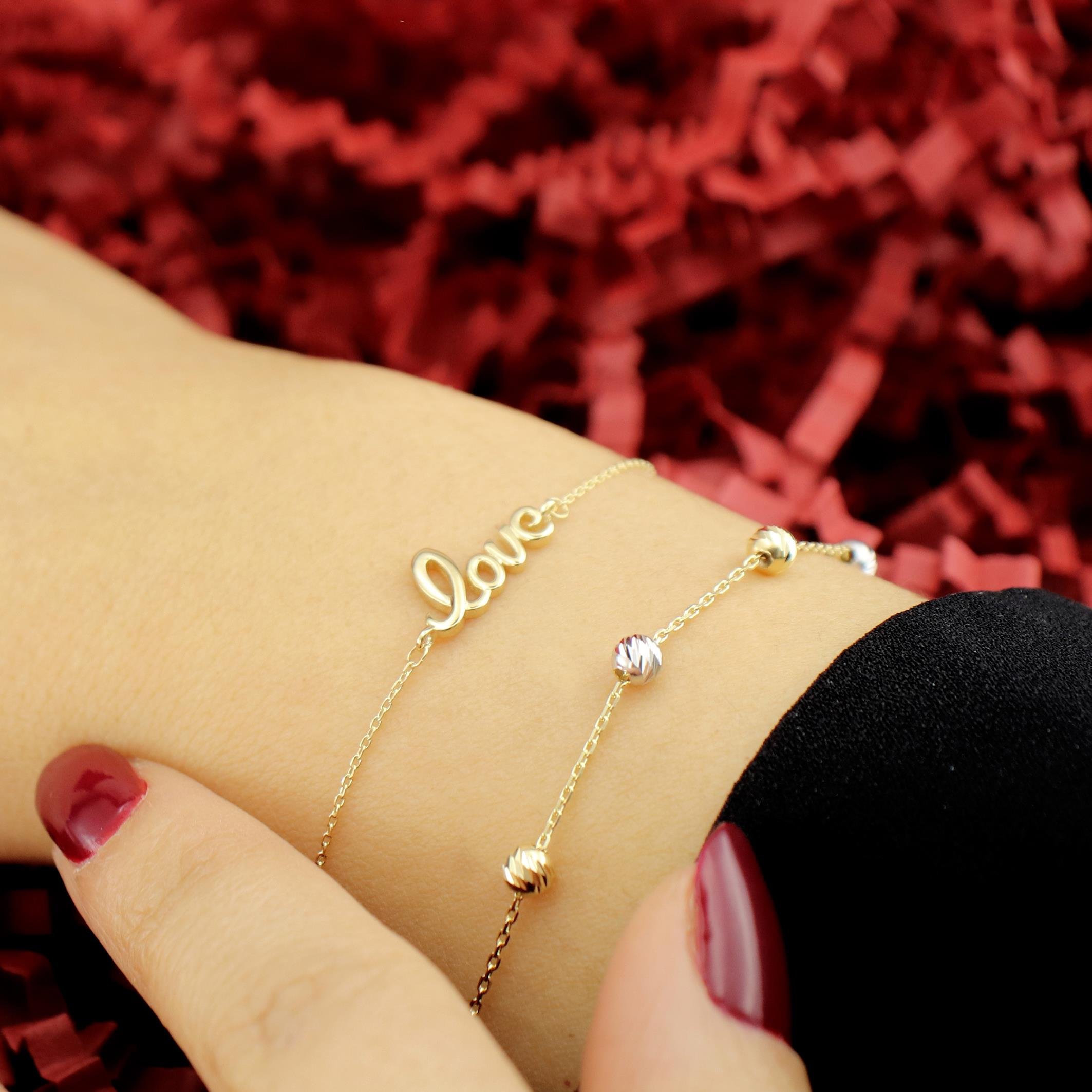 14 Ayar Altın Dorika Toplu Bileklik