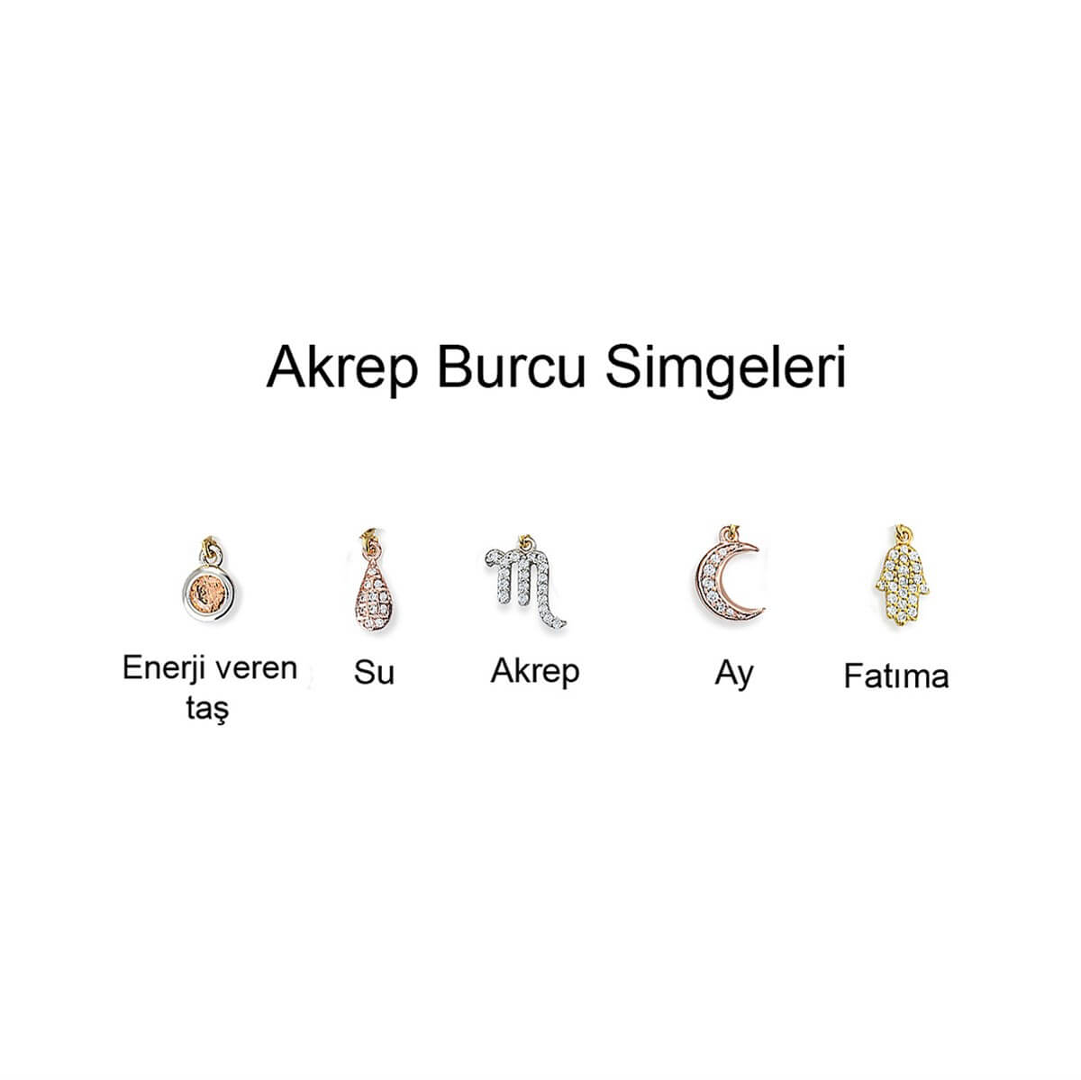 Akrep Burcu Gümüş Bileklik