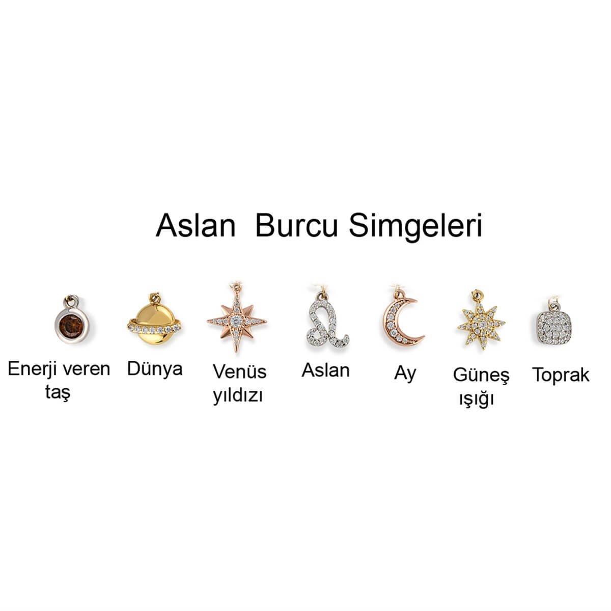 Aslan Burcu Gümüş Bileklik