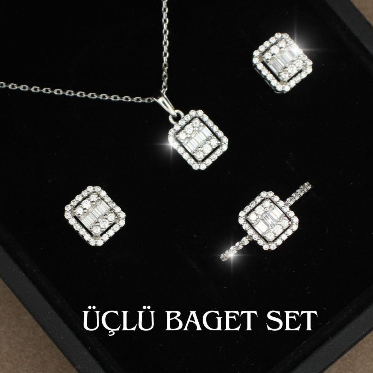 Baget Altın Set Üçlü Takım