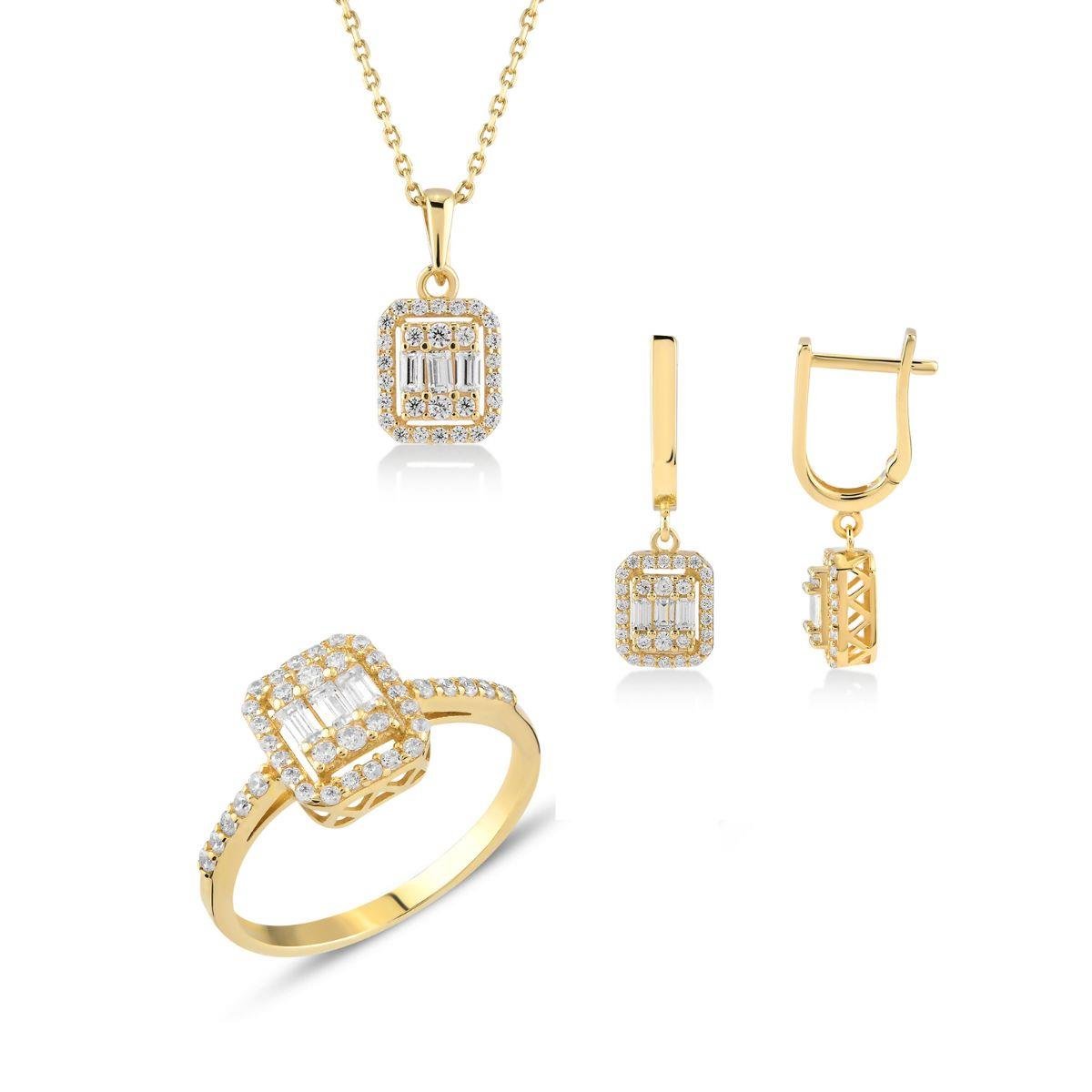 Baget Altın Set Üçlü Takım